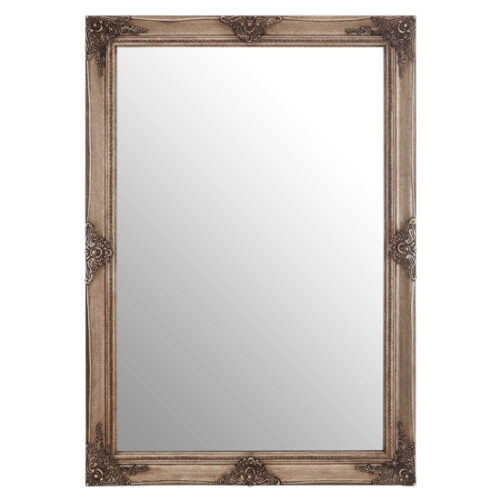 Barstik Rectangular Wall Mirror In Antique Gold Frame MirrorsToday.co.uk