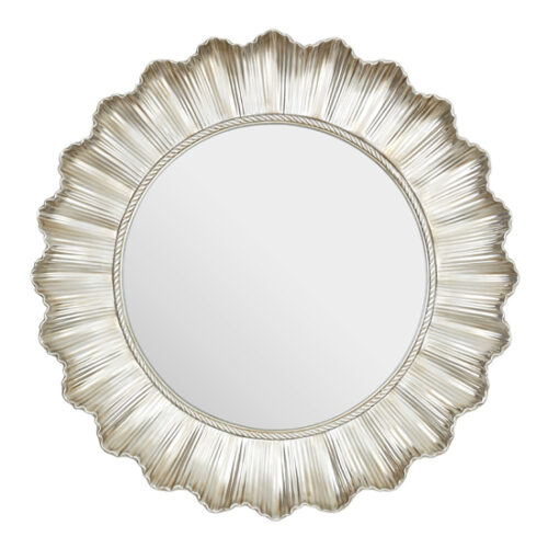 Checklock Scallop Wall Mirror In Champagne MirrorsToday.co.uk