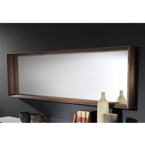 Devon Contemporary Wooden Rectangular Wall Mirror MirrorsToday.co.uk