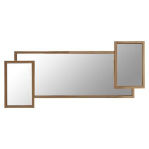 Orizone Wall Mirror With Matt Gold Stainless Steel Frame