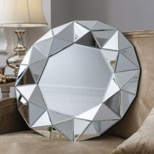 Valois Wall Mirror Round With Mirror Framed