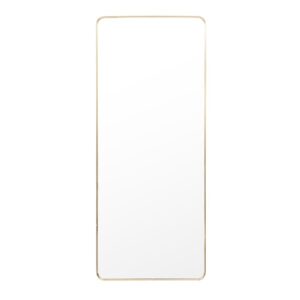 Hasselt Extra Large Wall Mirror In Gold Aluminium Frame