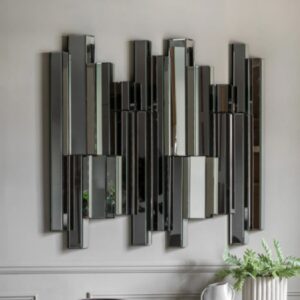 Sloan Glass Bevelled Wall Mirror In Silver