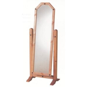 Carlen Cheval Mirror With Distressed Oak Wooden Frame