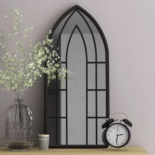 Murcia Decorative Cheval Mirror Small In Black
