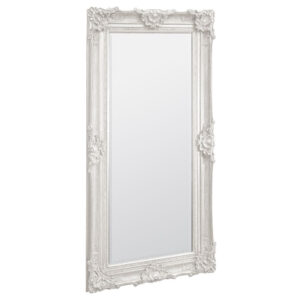 Stratton Rectangular Leaner Mirror In Cream Frame